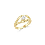 Open Marquise Diamond Ring