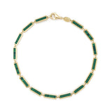 Malachite Bar Bracelet