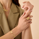 Lunaria Collection Engravable Cocktail Ring