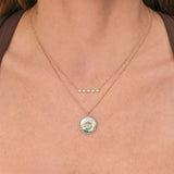 Multi Baguette Diamond Necklace