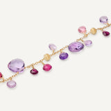 Paradise Collection Mixed Amethyst, Pink Tourmaline, & Garnet Single-Strand Bracelet