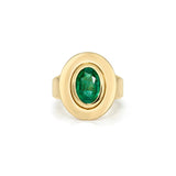 Rena Oval Emerald Ring