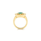 Rena Oval Emerald Ring