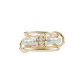 Gemini Vulcan Mixed Metal Ring