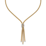 Prima Pavé Diamond Lariat Necklace