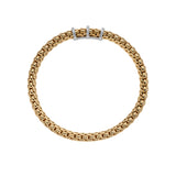 Vendôme Flex'it Bracelet with Pavé Diamond Rondelles