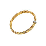 Vendôme Flex'it Bracelet with Pavé Diamond Rondelle