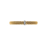 Vendôme Flex'it Bracelet with Pavé Diamond Rondelle