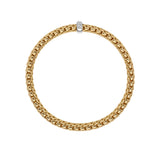 Vendôme Flex'it Bracelet with Pavé Diamond Rondelle