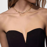Move Link Pavé Diamond Necklace