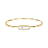 Move Uno Pave Diamond Medium Flex Bangle