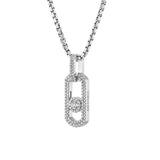 So Move Pavé Diamond Pendant Necklace