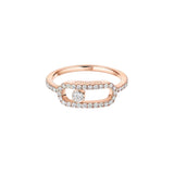 Large Move Uno Pavé Diamond Ring