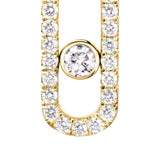 Move Uno Long Pavé Diamond Earrings
