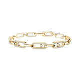 Move Pavé Diamond Link Bracelet