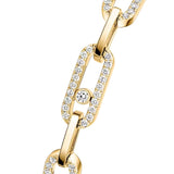 Move Pavé Diamond Link Bracelet