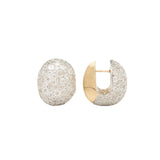 Africa Collection Rose Cut Diamond Huggie Earrings