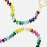 Open Bail Rainbow Bead Foundation Necklace