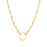 Knife Edge Link Chain Necklace
