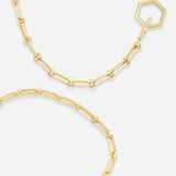 Knife Edge Link Chain Necklace