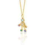 Joy Heart Mini Robot Charm Necklace