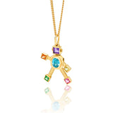 Vita Heart Mini Robot Charm Necklace