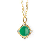 Axia Chrysoprase & Diamond Petite Charm