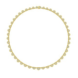 Step Cut Cadillac Bezel Set Diamond Tennis Necklace