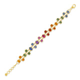 Colorful Multi Stone & Diamond Bracelet