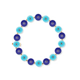 Evolve Lapis, Turquoise, Blue Sapphire Inlay Bracelet