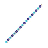 Evolve Lapis, Turquoise, Blue Sapphire Inlay Bracelet