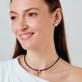 Cirra Petite Oval Cord Necklace