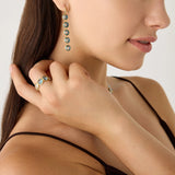 Jaipur Collection Blue Topaz Drop Earrings