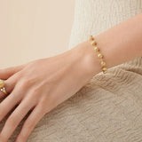 Africa Collection Gold Bead Bracelet