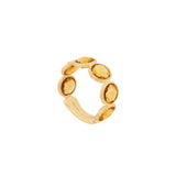 Jaipur Collection Citrine Ring