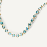 Jaipur Collection Blue Topaz Necklace