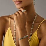 Jaipur Collection Blue Topaz Bracelet