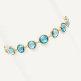 Jaipur Collection Blue Topaz Bracelet
