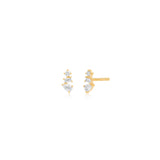 Diamond Multifaceted Stud Earrings