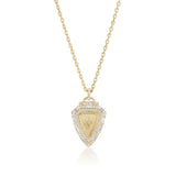 L'imperatrice Diamond Shield Necklace