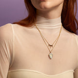 L'imperatrice Diamond Shield Necklace