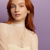 L'imperatrice Diamond Shield Necklace