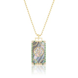 La Ruota Piccola Tarot Card Charm