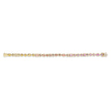 Multi-Shape Bezel Set Sapphire Tennis Bracelet