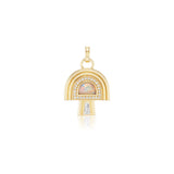 One-of-a-Kind Opal Mushroom Pendant Charm