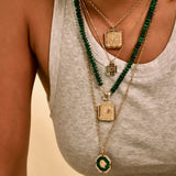 Malachite Beaded Necklace