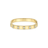 Alex Emerald-Cut Diamond Bangle