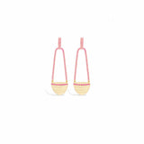 Found Sapphire Cap Chandelier Earrings