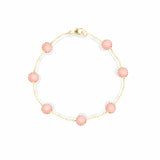 Found Sapphire and Opal Cabochon Station Bracelet