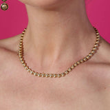Evolve Diamond Riviere Link Necklace